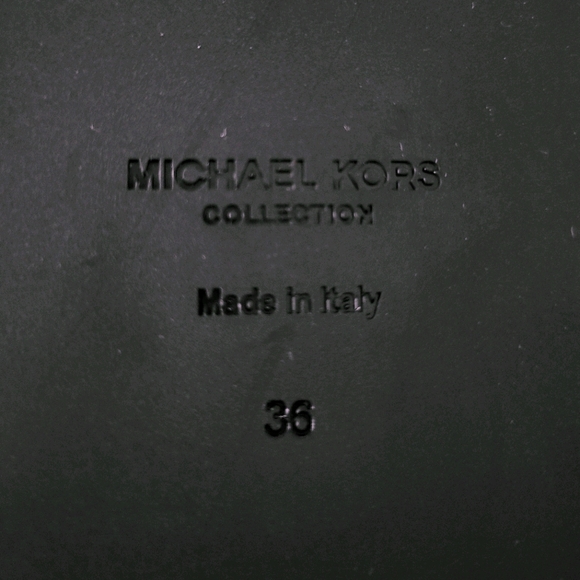 Delphine Michael Kors Collection Leather Slides - Picture 6 of 12